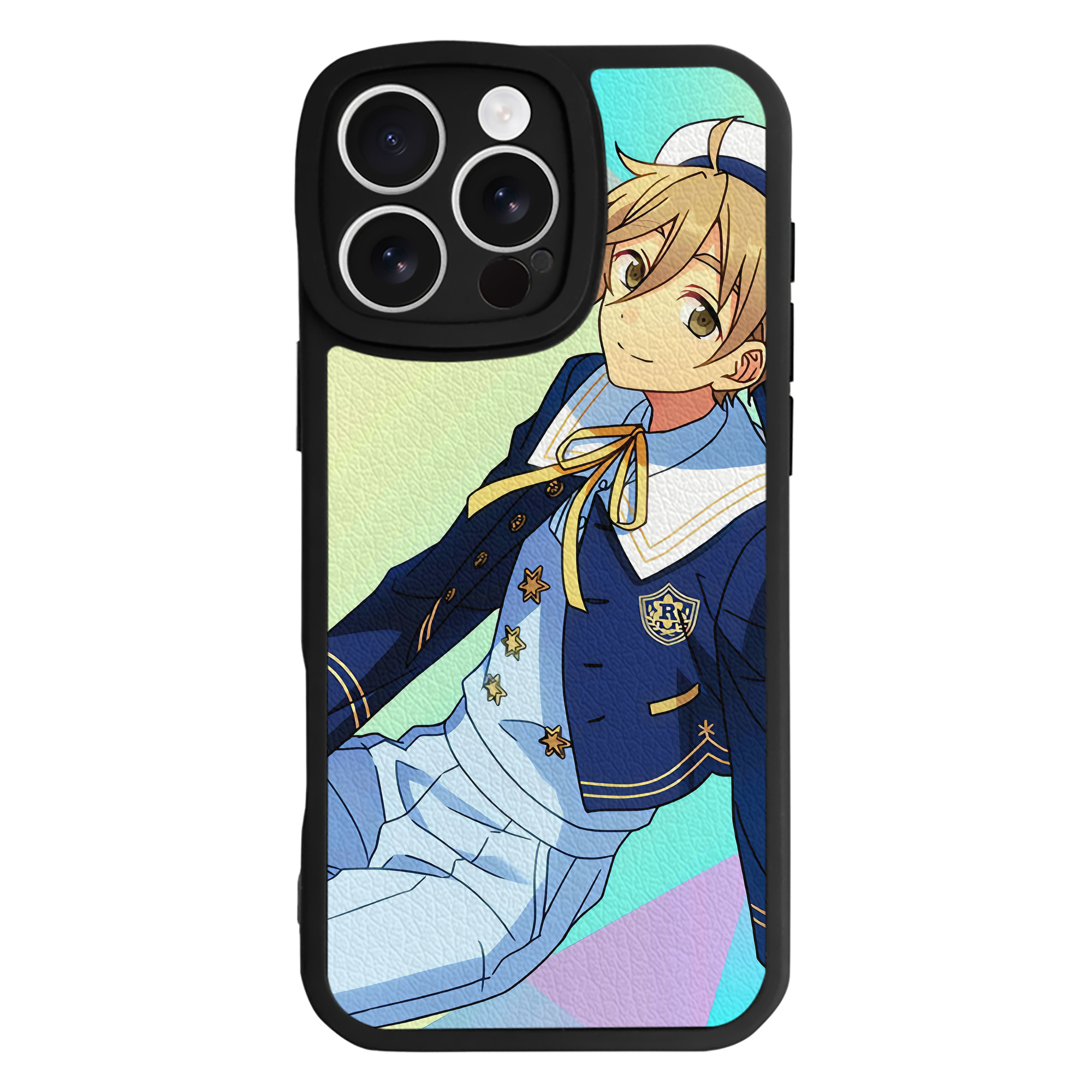 （画像用） あんさんぶるスターズ! Ensemble Stars 【iPhone 16シリーズ対応】シリコンスマホケース（レザー調） 材質：シリコン